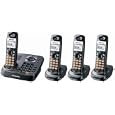 Panasonic Dect 6.0 Expandable Digital Cordless Answering System - 4 Handset System (KX-TG9344T)