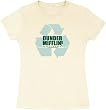 The Office Dunder Mifflin Inc Recyling Paper Company Juniors Cream T-shirt Tee