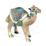Standing Camel with Blanket Jeweled Trinket Box