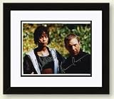 Kevin Costner and Whitney Houston Autographed "The Bodyguard" Cast 8x10 Photo - Custom Framed