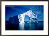An Unusually Shaped Iceberg with Arch, Disko Bay, Ilulissat, Greenland Scenic Framed Photographic Poster Print by Graeme Cornwallis, 29x21