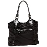 Lodis Pia Patent Nylon Julia Tote