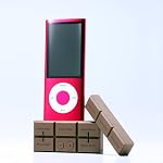 【iPod/iPhone専用】ミニミニスピーカー板チョコ(ショコラブラウン)MMS004-BW