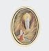 Gold Plated Religious Lapel Pin - Our Lady of Lourdes