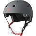 Triple Eight Dual Certified Bike and Skateboard Helmet, Gun Matte, Small / Medium (3012)