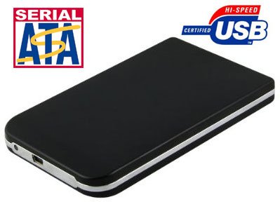 Allcam USB2 2.5 SATA Hard Drive Enclosure Caddy USB 2.0 Portable SATA-II Compatible Tool-free Assembling