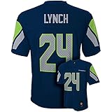 Marshawn Lynch Seattle Seahawks #24 NFL Youth Mid-Tier Jersey Navy