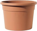 Telcom ICIL 60 Pflanztopf Cilindro Diana, Kunststoff, Farbe terrakotta, zylindrisch ø 60 cm Höhe 45 cm