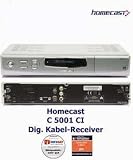Homecast C 5001 CI VFD Digitaler Kabel-Receiver silber