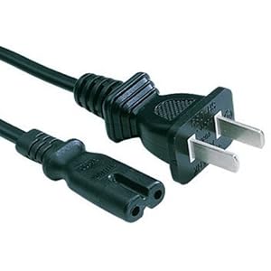 Reviews 2 Prong wall power cord for SONY PS2 Playstation PS3 slim ver.,VHS CD DVD Disc Player Boombox,Vaio PCGA-AC16V6 AC Adapter,ASUS Eee PC Picture