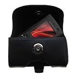 Horizontal Leather Case with Belt Clip/Loop for the Sony Ericsson k630i