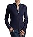 Wool Overs Women's Lambswool Shaped Zip Cardigan