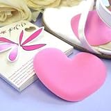 Tip Toes Foot Cushions - 1 Pink Ribbon Hearts Pair by Foot Petals