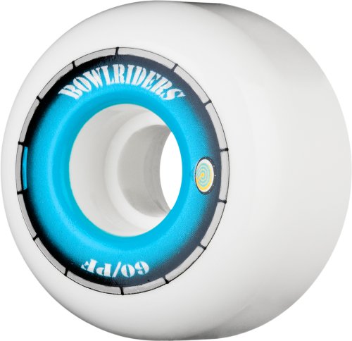 Powell-Peralta Bowlriders PF Skateboard Wheels (White, 60mm)