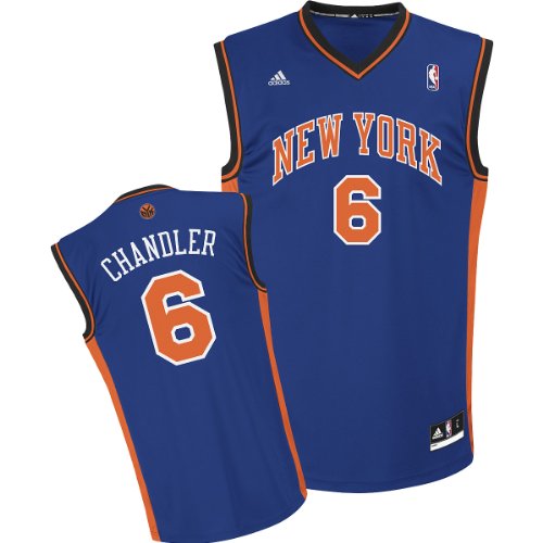 Adidas New York Knicks Tyson Chandler Revolution 30 Replica Road Jersey Medium