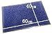 【送料無料】　店舗マット (業務用・店舗用)【ベルギー製】ダークブルー色　６０ｘ４０ｃｍ