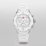 Michele Women's MWW12F000001 Tahitian Jelly Bean White Dial Watch 
