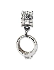 Sterling Silver Reflections CZ Engagement Ring Dangle Bead
