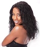 SAGA Indian Remy Hair Lace Front Wig - LOOSE DEEP (Wet & Wavy) - 1 JET BLACK