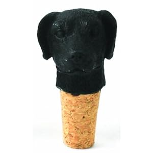 imm Living Best Year Dog Wine Stopper, Black by 