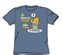 Garfield - Conserve Energy - Adult Slate S/S T-Shirt For Men