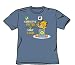 Garfield - Conserve Energy - Adult Slate S/S T-Shirt For Men