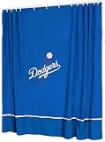 Los Angeles Dodgers MLB Baseball Bathroom Shower Curtain