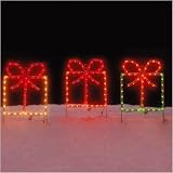 Three Christmas Present Outdoor Lights