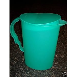 Tupperware Impressions 2 Qt Pitcher Green Toucan Teal by Tupperware