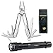 Outdoor Set bestehend aus: Leatherman Fuse mit Lederholster, LiteXpress Workx 202 Taschenlampe bis zu 100 Lumen inklusive Batterien