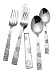 R+B Everyday Omni 18 Chrome Stainless Steel 45 Piece Flatware Set, Service for 8