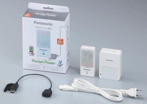 Cover image : Panasonic USBモバイル電源 ポケパワー (au対応のコネクタコード付属) BQ-600K/A