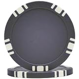 100 5 Spot Blank Poker Chips - Purple