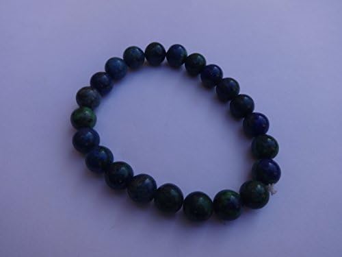 Azurite 8 MM Beads Bracelet Healing, Reiki
