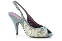 Unze Printed Satin Peep-Toe Court - 3g1052-2