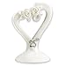 25th Pearl Rose Cake Top