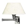Simplicity Wall Swing Arm Lamp - Brushed Steel Finish