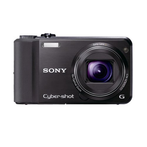 Sony DSC-HX7VB Digitalkamera (16 Megapixel, 10-fach opt. Zoom, Full HD Videoaufnahme, GPS, 7,6 cm (3 Zoll) Display, bildstabilisiert) schwarz