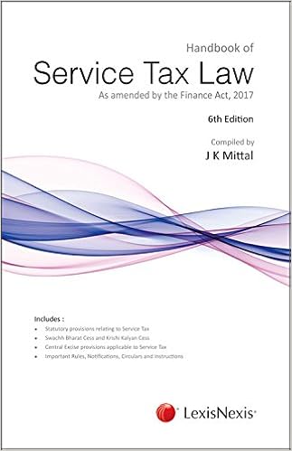 Handbook of Service Tax Law - After Finance Act 2017-Book- J K Mittal - 6th Edition 2017