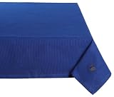 Fiesta Solid Color 60 by 84 Oblong Tablecloth, Cobalt