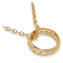 The Lord of the Rings Unisex Ring in 24 carats Golden Metal, form Band, weight 34.1 grams, size W 1/2