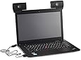 VicTec Laptop Notebook Stereo Accessories USB Soundbar Mini Clip-On Stereo USB Speaker