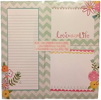 Jumbo 3 Pack Memo Notepads (600 Sheets) with Pencil