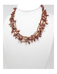 Dim Gray (Smoky) Natural Stone Necklace