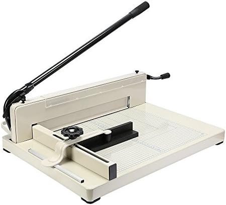 FactoryDiscountStore A3 Paper Cutter 1.5" Hardened Steel Blade Heavy Duty Heavy Duty Industrial Precise and Thick High Quality 17" Trimmer Machine Easily Cut 80g Paper 400 Sheets High or Approxoffice Commercial Photocopy Printing Shop