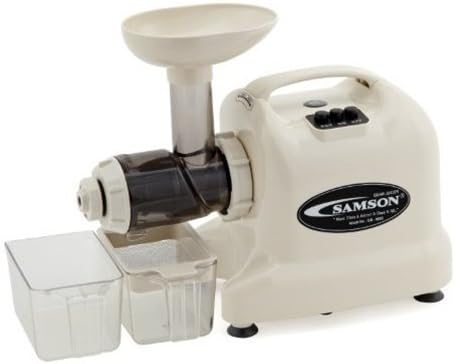 SamsonGreen SAM GB9003 Advanced Multipurpose Fruit, Vegetable and Wheatgrass Juicers - Ivory
