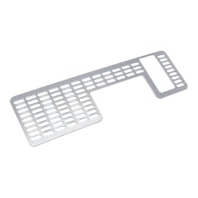 Polaris Ranger KFI Replacement Winch Grill (2 Hole) Silver Smooth Finish Polaris Ranger KFI Replacement Winch Grill (2-Hole) Silver Smooth Finish