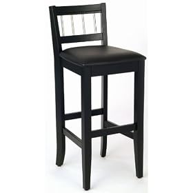 Click here to buy Manhattan Pub Stool - Black by HOME STYLES.
