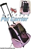 Yellow Wheeled Travel Pet Carrier / Back Pack