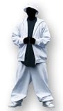 PLAIN SWEAT ZIP HOODY SET UP（WHITE）/無地スウェット,厚手,ヘビーウェイト【B系・ヒップホップ】 DLC